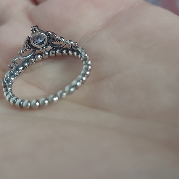 Size 7 - Disney Cinderella Blue Tiara Ring - Picture 8 of 10